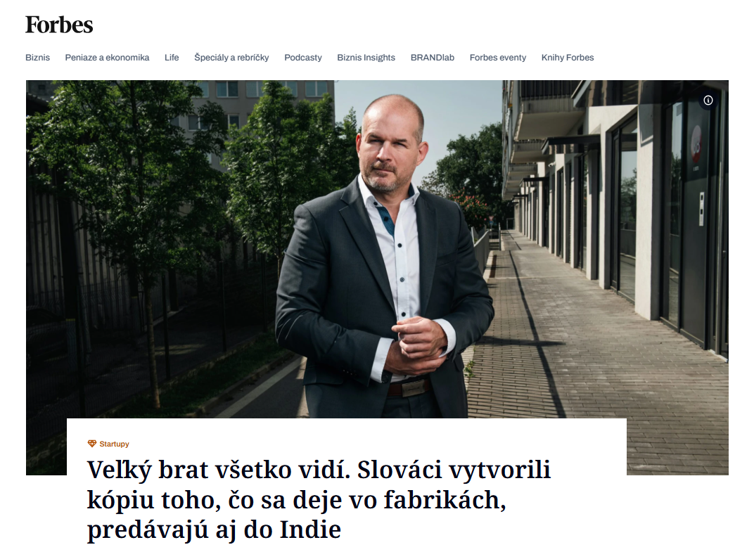 Big Brother is watching everything. Slovaks created a copy of what’s happening in factories, even selling it to India